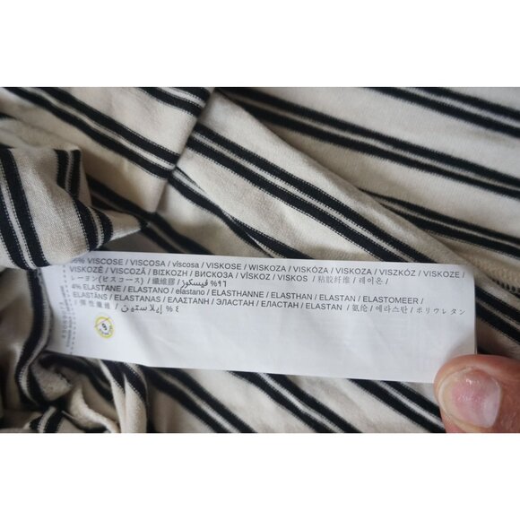 MNG Womens Black/White Maxi Dress – Size XS - Picture 4 of 8